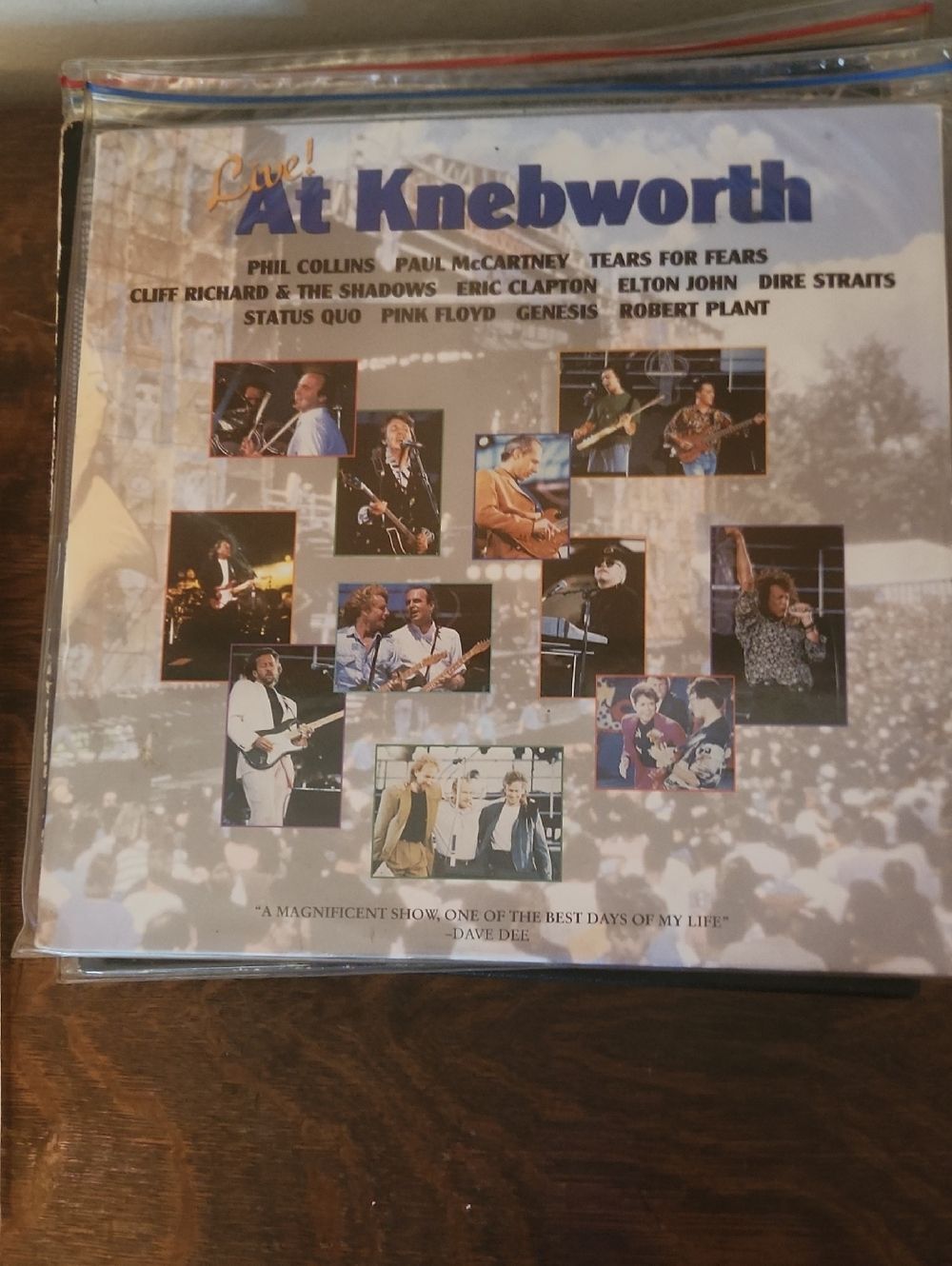 Live! At Knebworth Concert Laser Disc Laserdisc